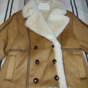 Fur Faux Shearling Coat